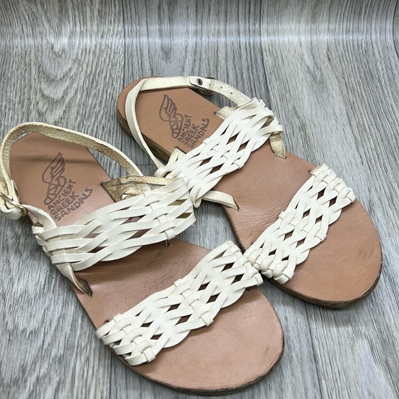 Ancient Greek Sandals Dinami off white - Picture 1 of 7